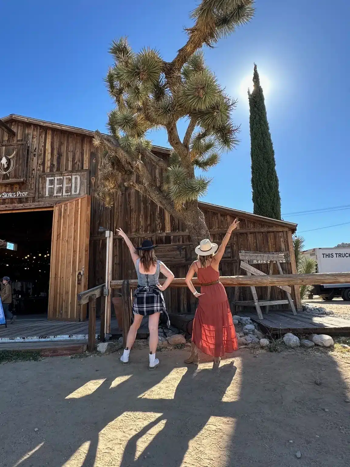 Visiting Pioneertown just outside of the best Joshua Tree campgrounds