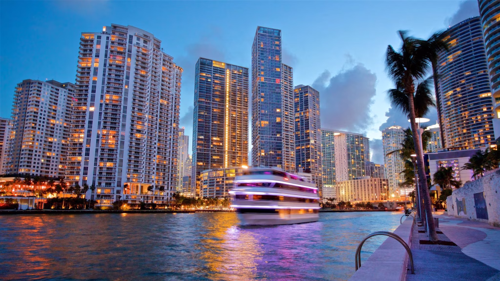 Boat tour is a fun family thing to do in Miami