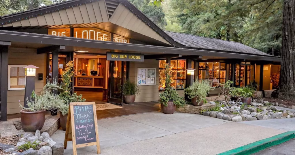 Lodging inside Big Sur State Park