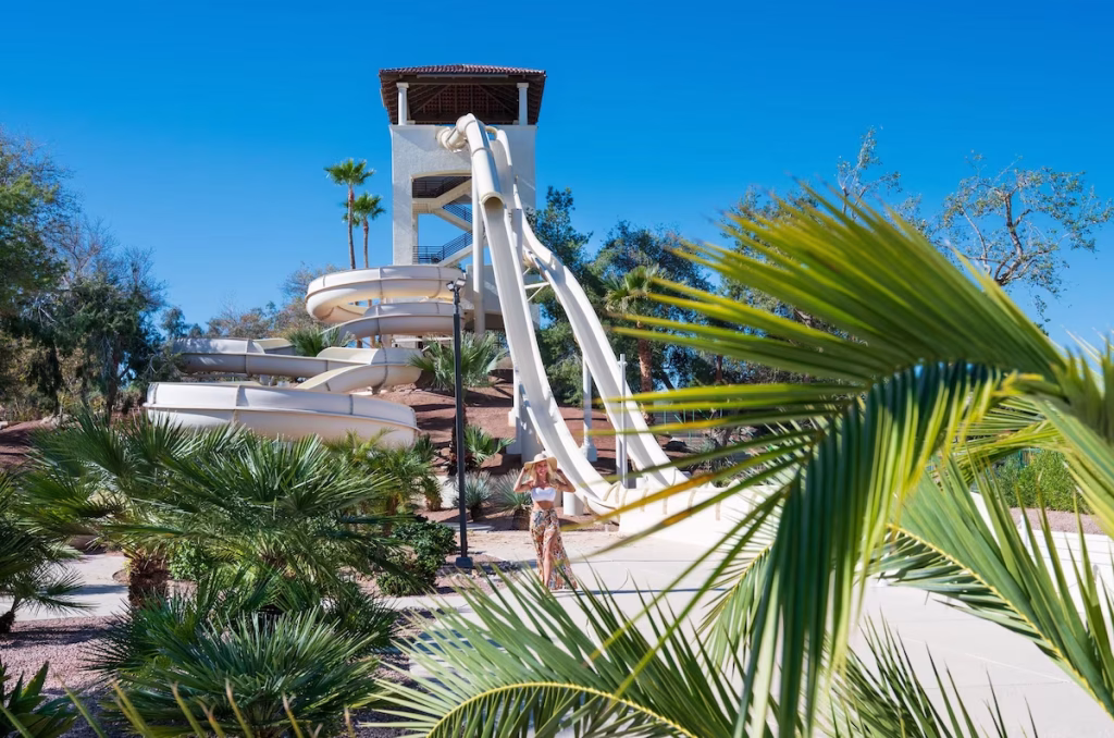Fun waterslides at one of the best family friendly resorts in Phoenix