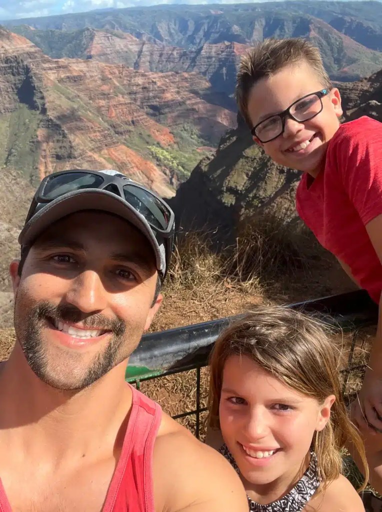 Visiting the beautiful Waimea Canyon on our Kauai vacation
