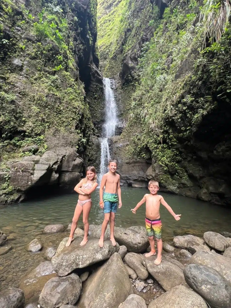 Kauai waterfall hike