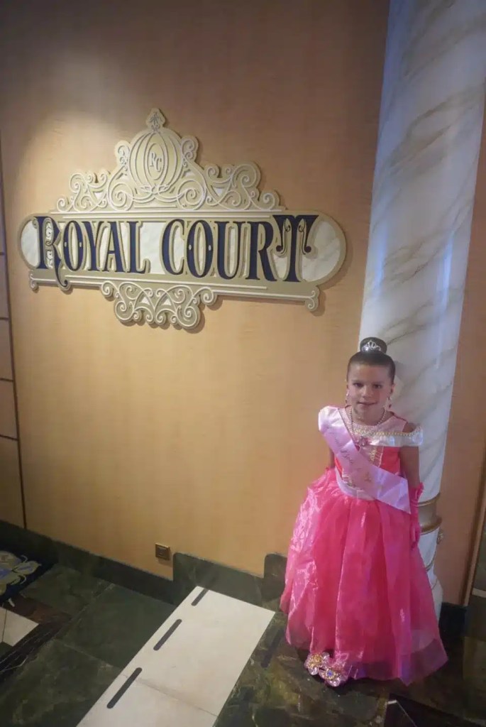 One of the cutest Disney extras - a Royal Court Tea Party!