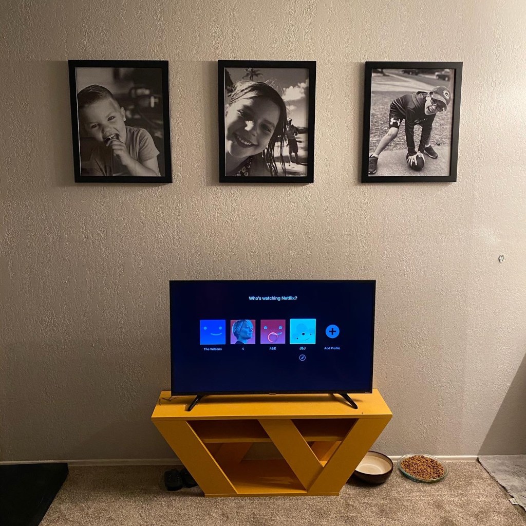 The kids pictures was a cute touch in my decorating playroom ideas