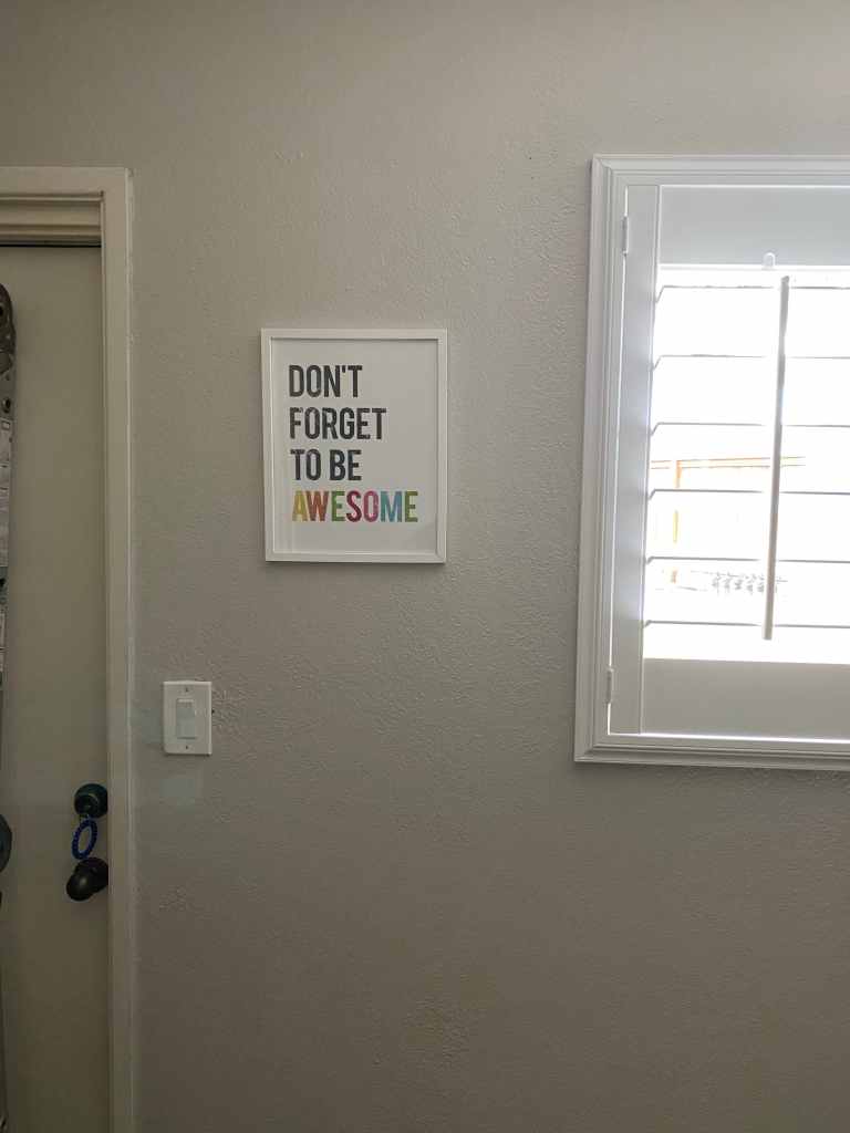 Playroom wall art helps to decorate the playroom.