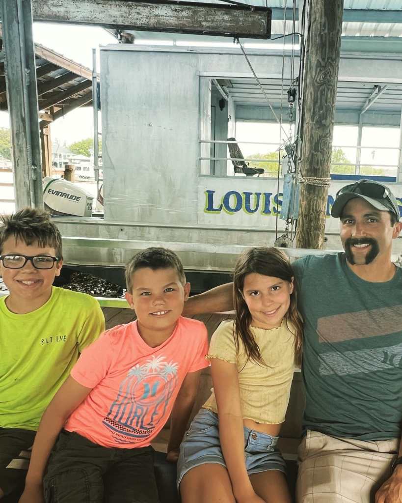 A swamp tour on our family vacation New Orleans