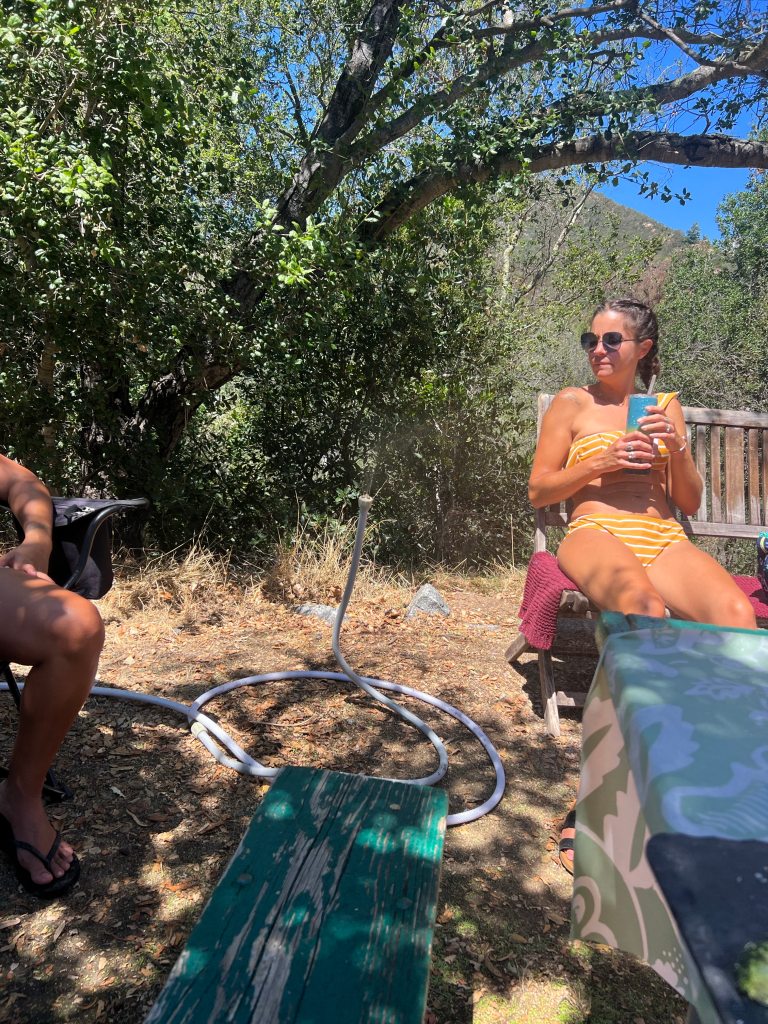 Misters are one way you can stay cool while camping