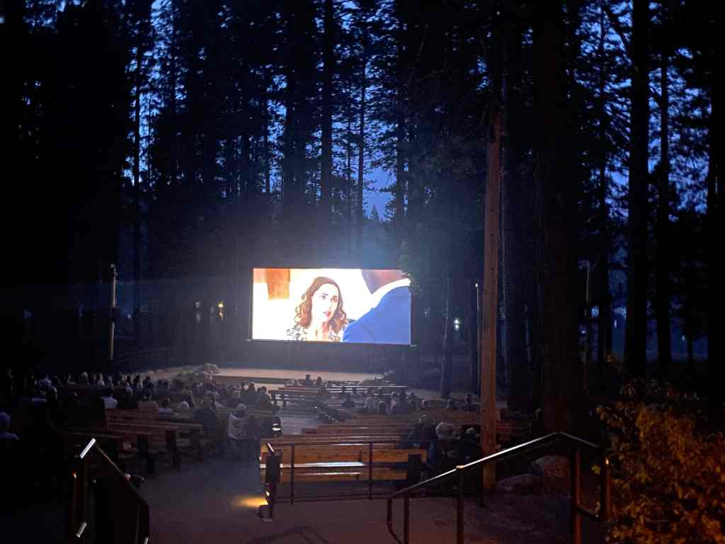 Pinecrest campground movie theater
