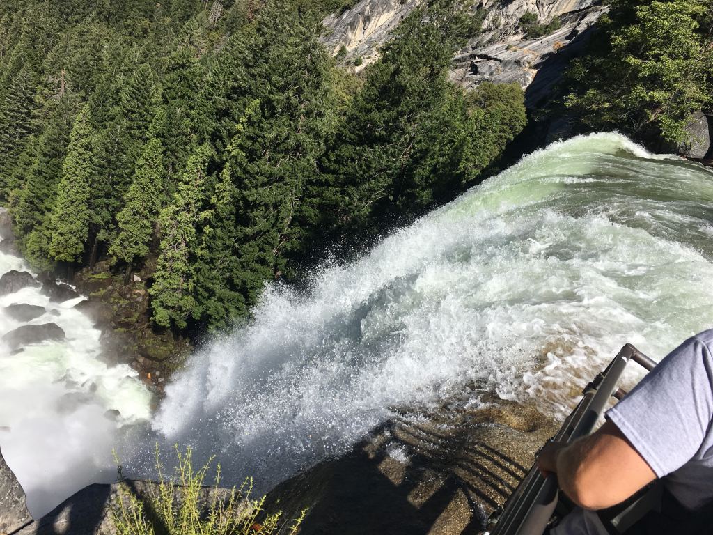 Vernal Falls is one of the most famous waterfalls at Yosemite National Park