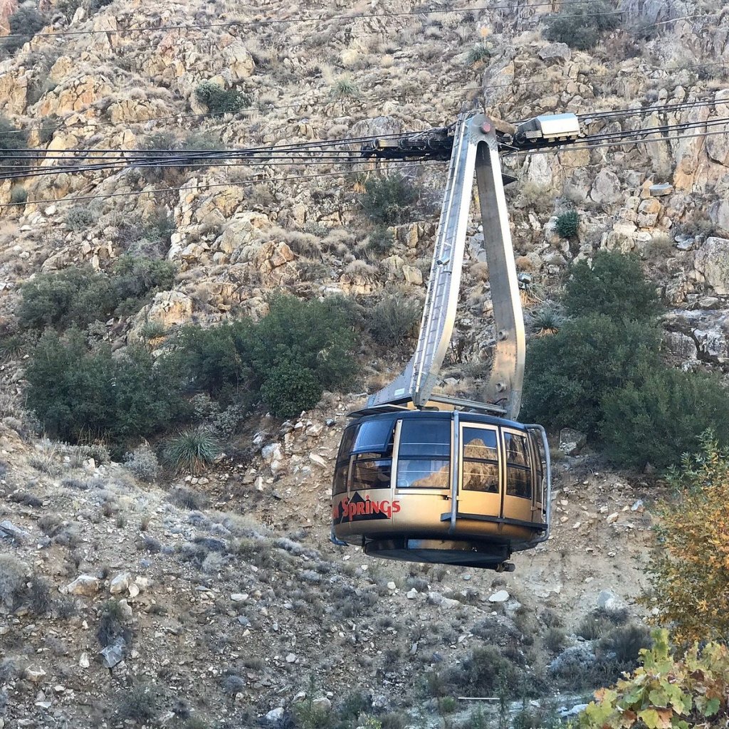 The Palm Springs tram is one of the best family things to do in Palm Springs CA