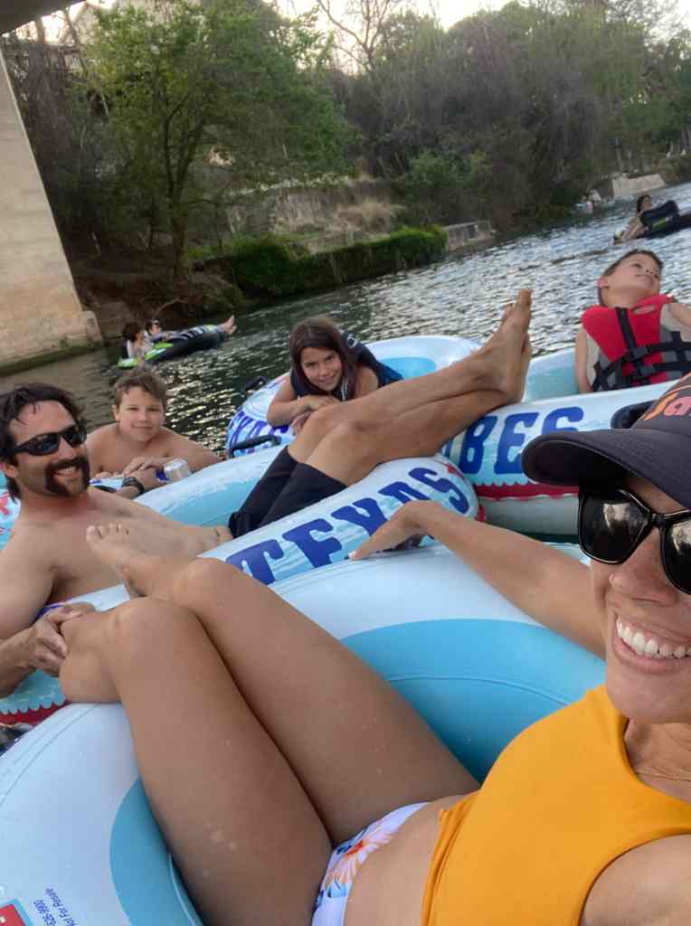 Tubing is a lot of fun on Texas family vacations