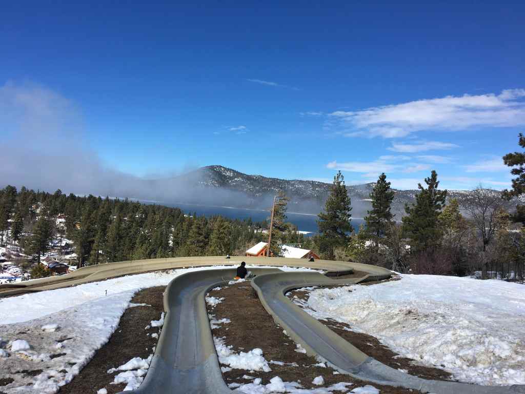 The Alpine Slide is one of the many fun things to do in Big Bear.