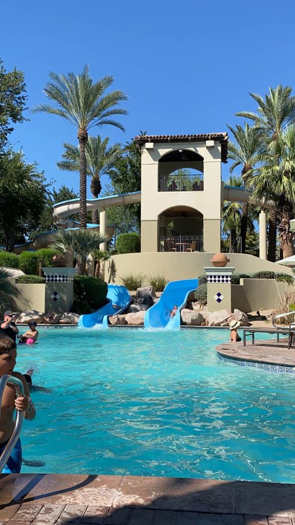 The Fairmont Princess pool area makes this resort a great Scottsdale family resort