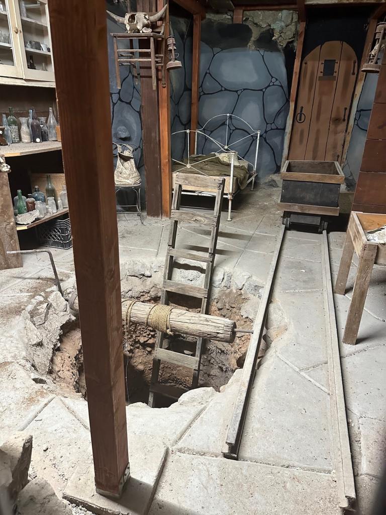 A view of the Swamper's basement bedroom is one of the Tombstone AZ things to do