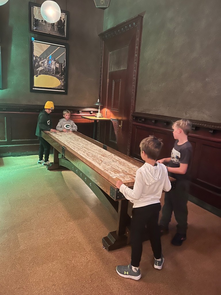 The Game Room is a great bar and restaurant to hang out at during your Chicago family vacation