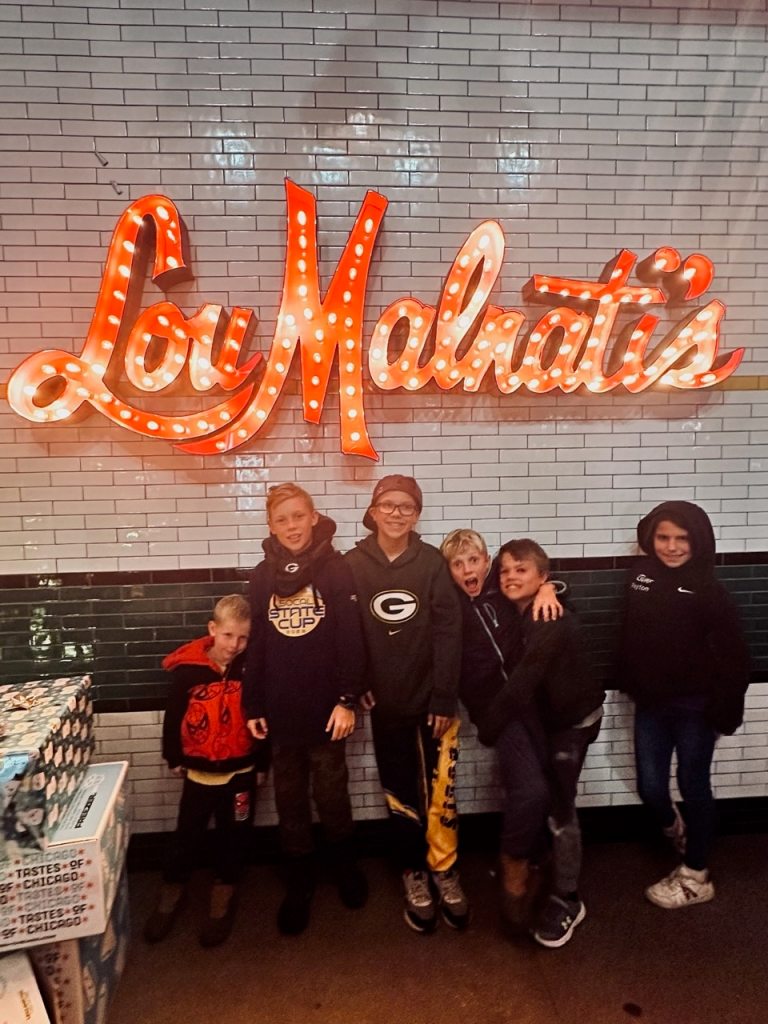 Lou Malnati's is a popular place to eat, and one we tried out on our Chicago family vacation