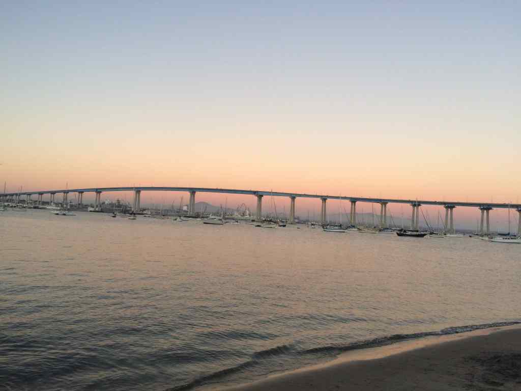 The Coronado Bridge to Coronado Beach