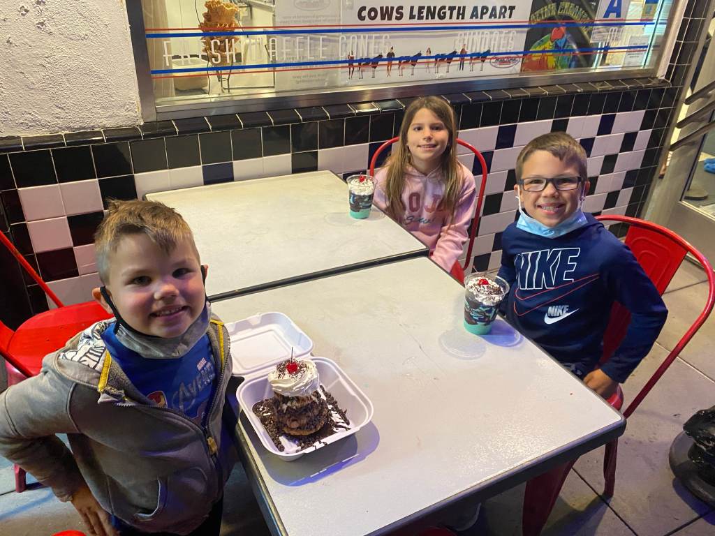 We love getting ice cream when visiting Coronado Island