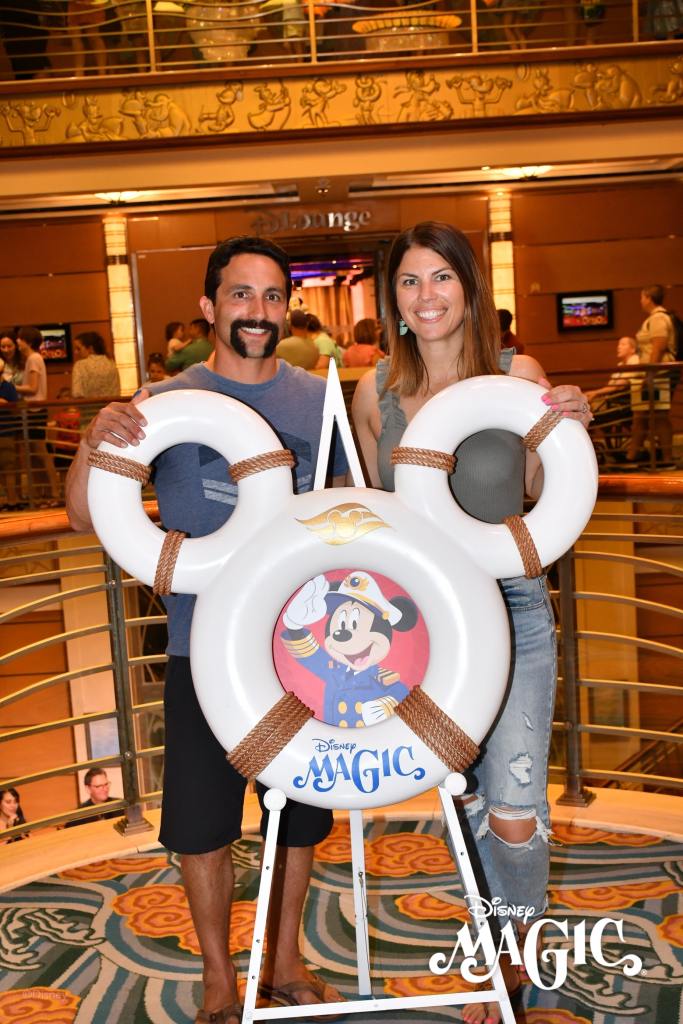 A picture of us on the Disney Western Caribbean cruise
