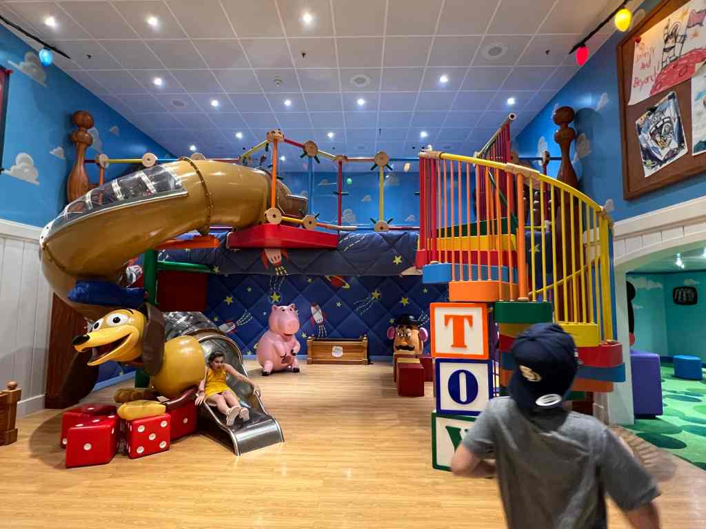 The kids club on the Disney Western Caribbean cruise