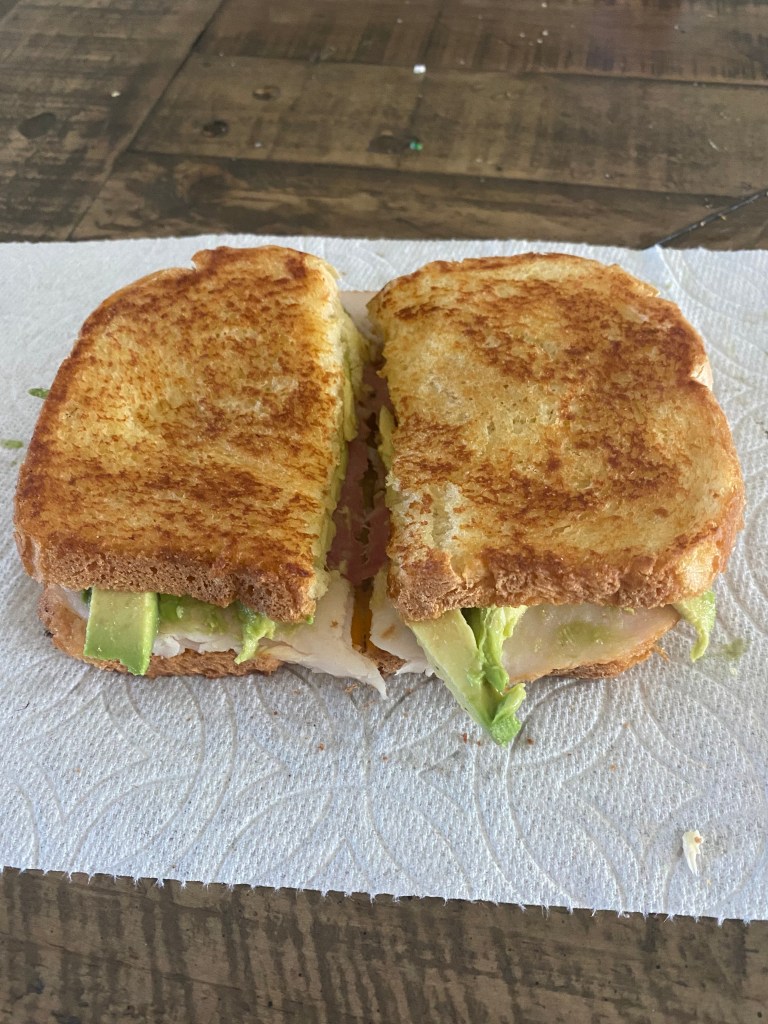 Sandwiches are my go-to for easy camping lunches