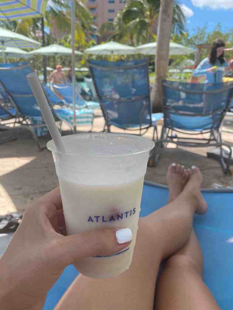 Pina Coladas on our Bahamas family vacation