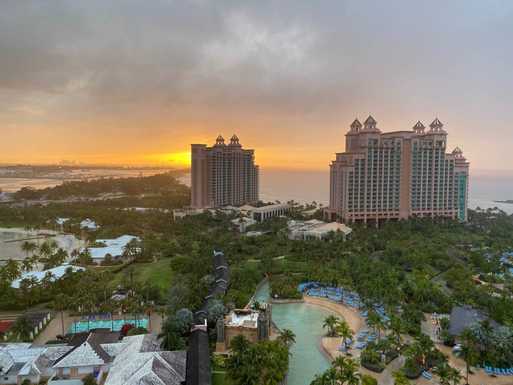 The beautiful Atlantis property where we enjoyed our Bahamas family vacation