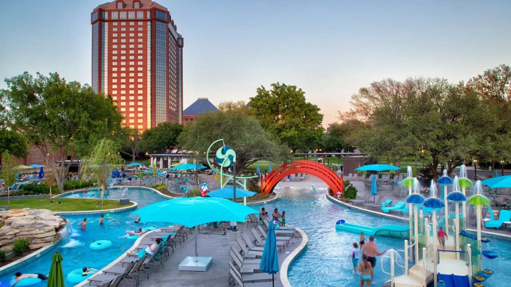The Hilton Anatole is one of my top picks when choosing a family resort in Dallas Texas