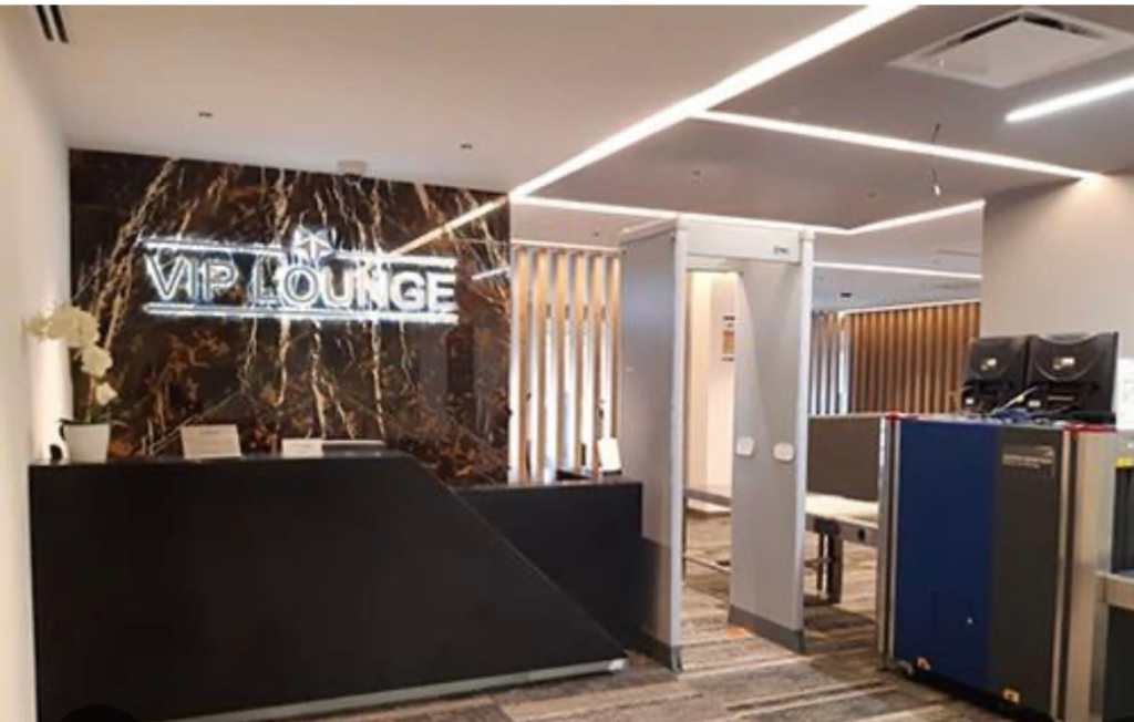 There was a VIP lounge inside the Tijuana airport