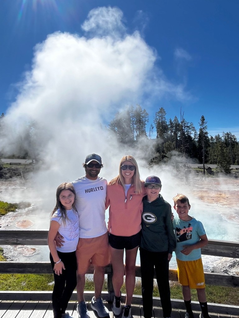 Many geysers are on my Yellowstone travel itinerary