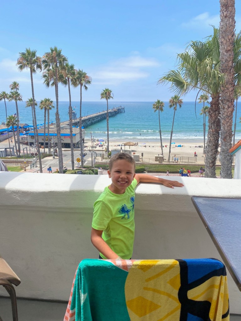 Beautiful beach views in San Clemente