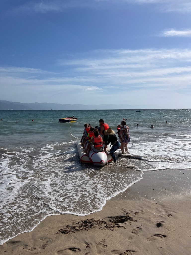 Things to do in puerto vallarta family attractions has got to include a banana boat ride
