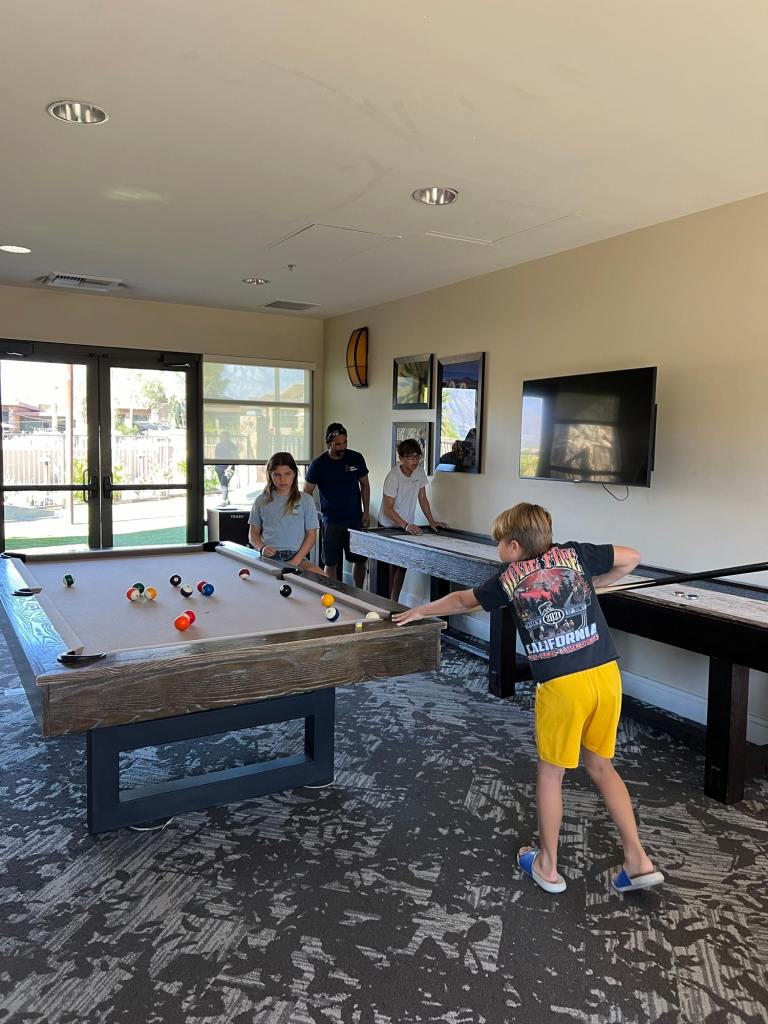 The kids club room at the Westin Desert Villas resort - a great Palm Springs family resort