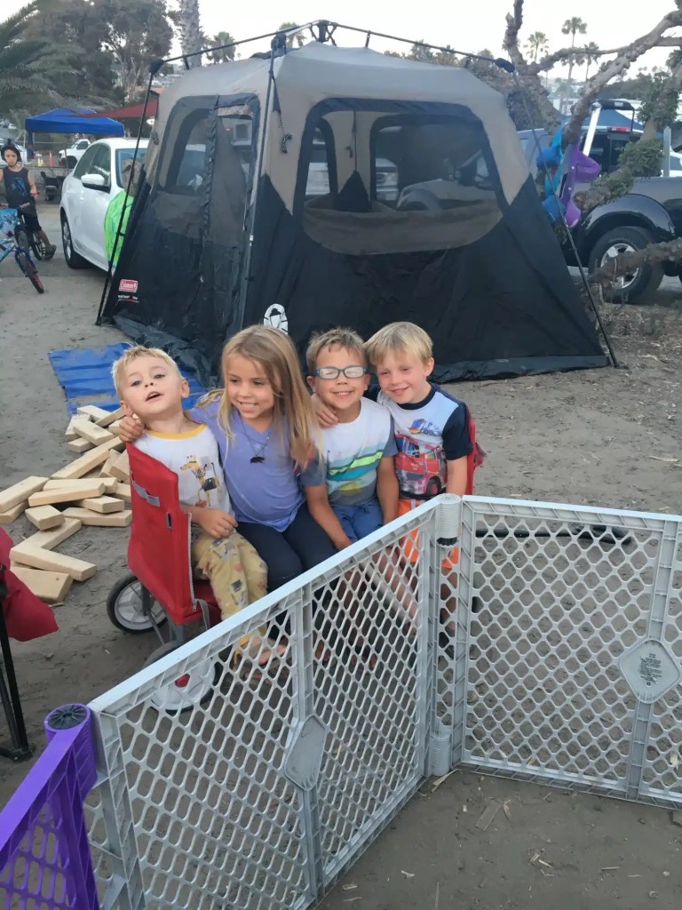 Camping with a baby and kids
