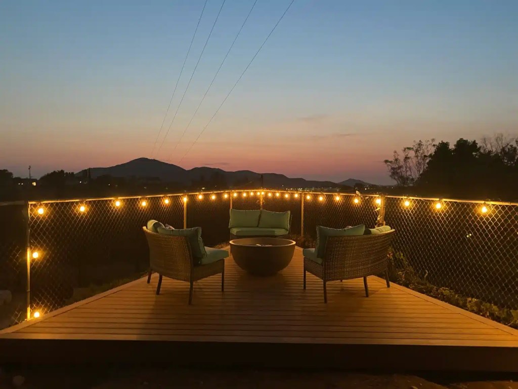 String lights are my favorite backyard must haves.