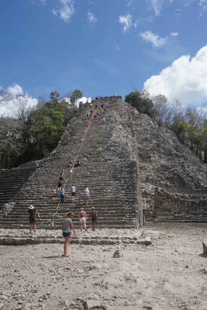 Visiting Mayan ruins not too far from some of the best family resorts in cancun mexico