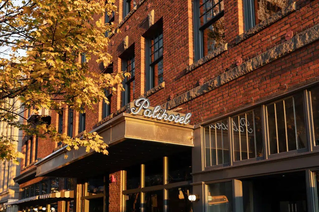 A picture of the exterior of Palihotel, which is one of the cool hotels in Seattle