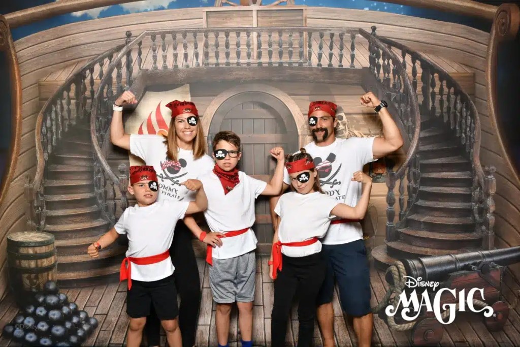 Pirate Night is unique to a Disney cruise and helps set it apart