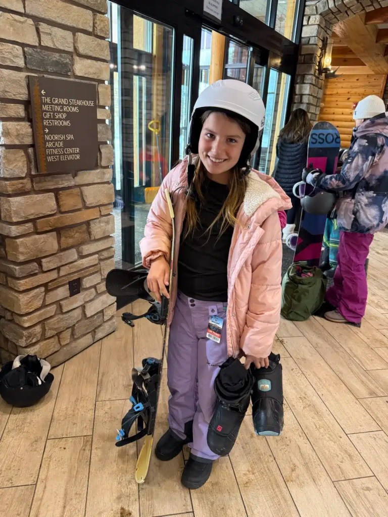 Snowboarding in Brian Head