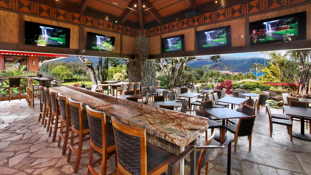 The Happy Talk Lounge is one of the best restaurants in Princeville Kauai