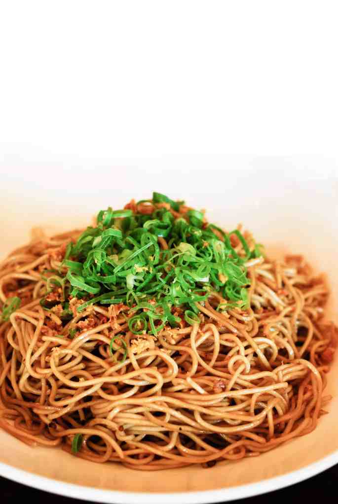 A noodle dish at one of the top restaurants in Maui
