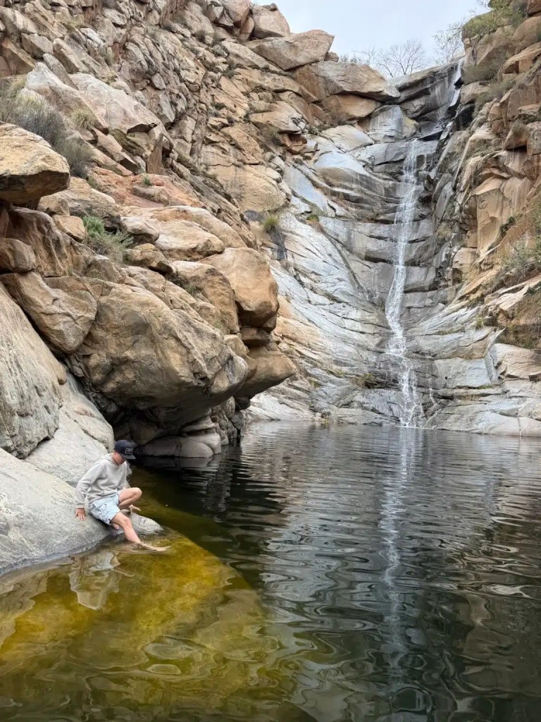 Cedar Creek Falls hike in San Diego