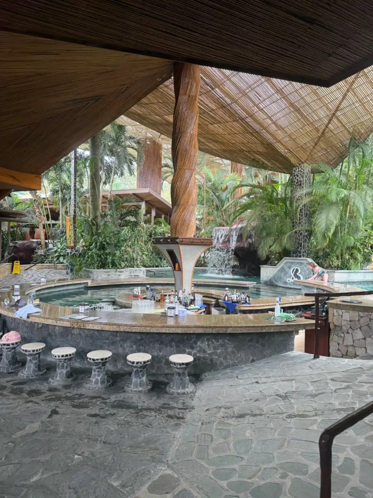Baldi Hot Springs hotel is one of the more fun hotels in Costa Rica with hot springs