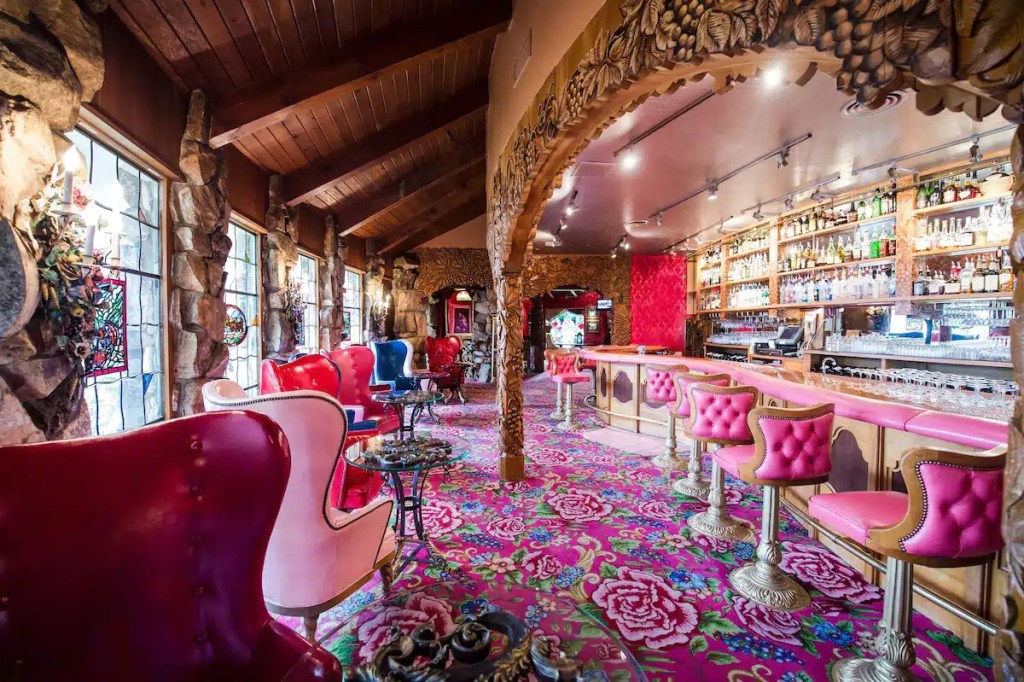 The famous Madonna Inn is a very popular theme hotel in California