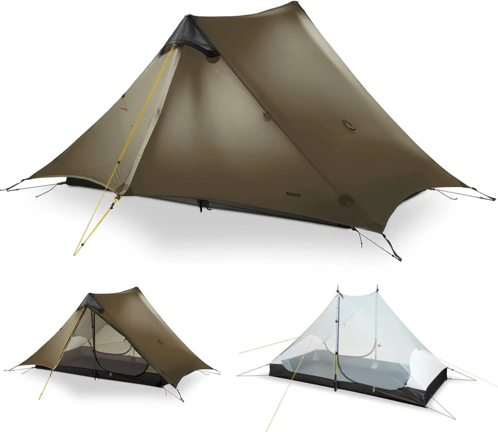 One of the popular types of tents for backpacking