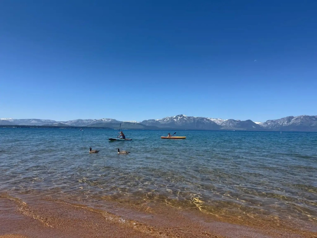 Nevada Beach campground is one of the best Lake Tahoe campgrounds