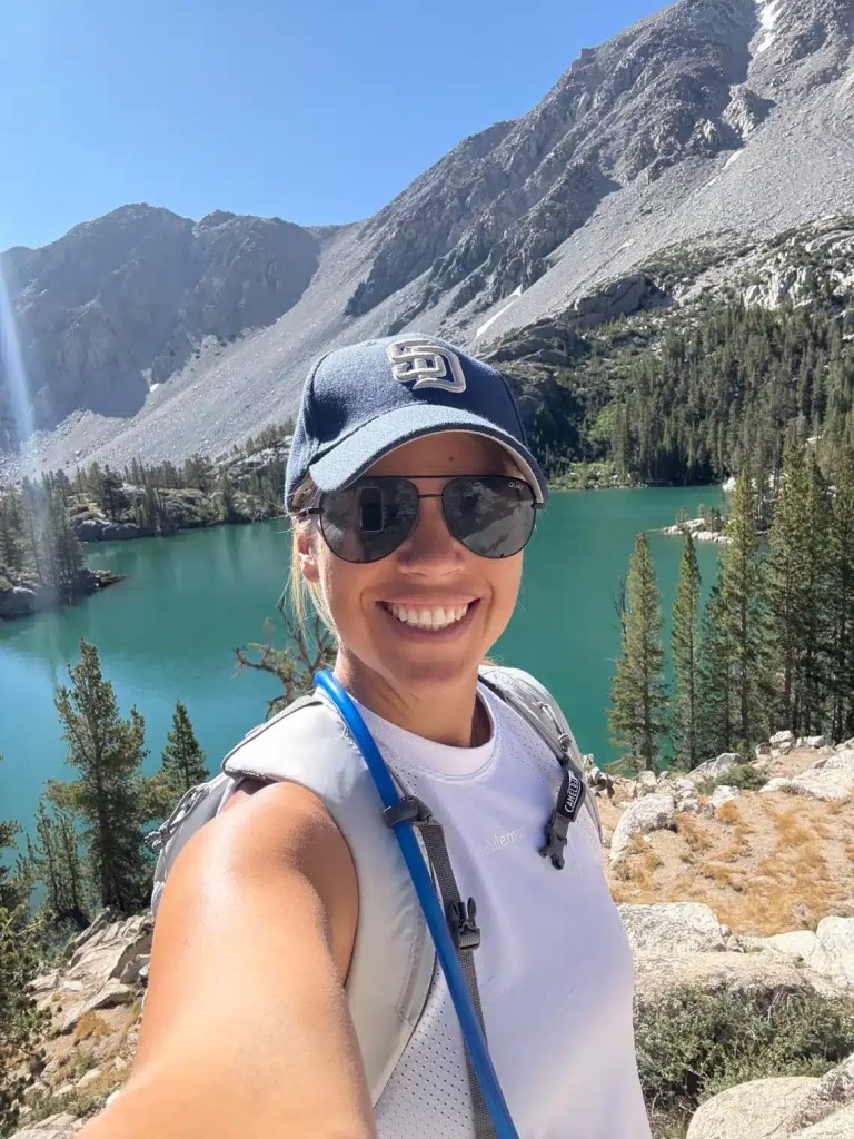 Completing the Big Pine Lakes hike - this is the First Lake