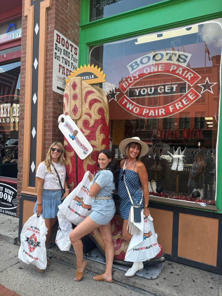 We had some boot shopping on our Nashville itinerary