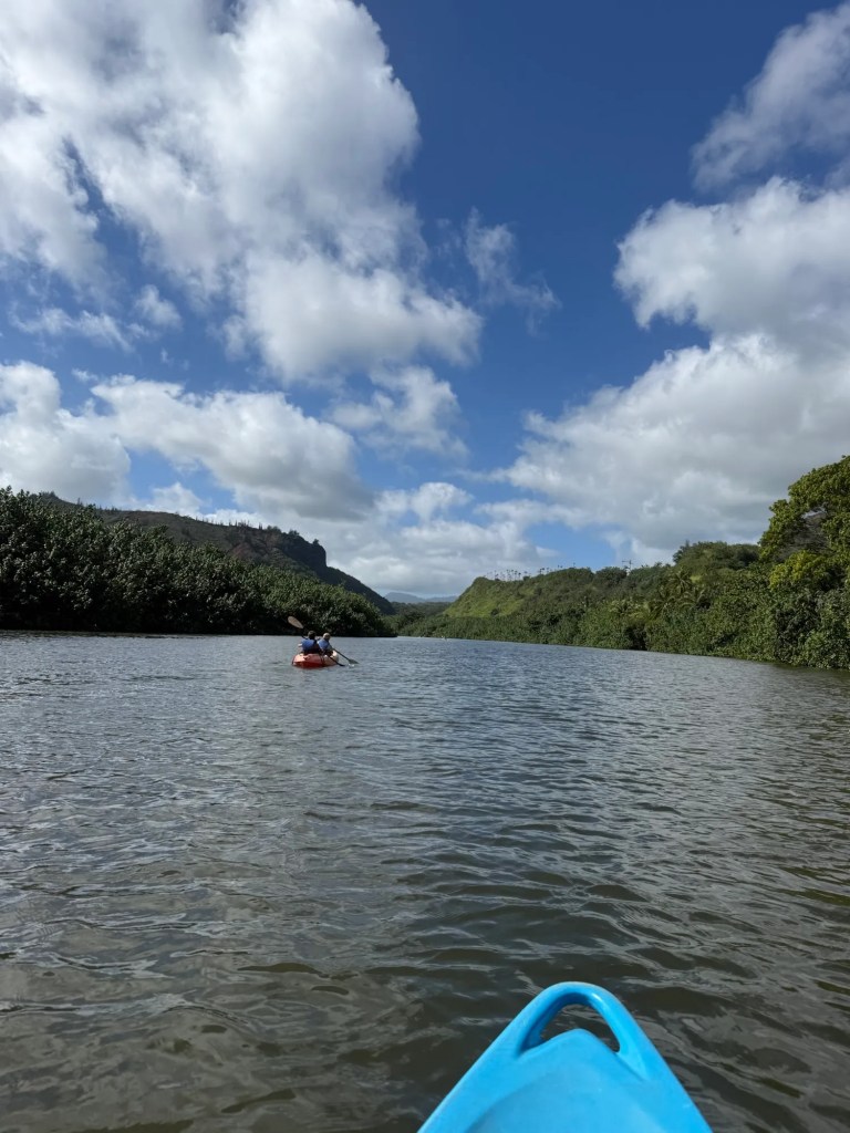 Kayaking on the Wailua River to the Secret Falls in Kauai