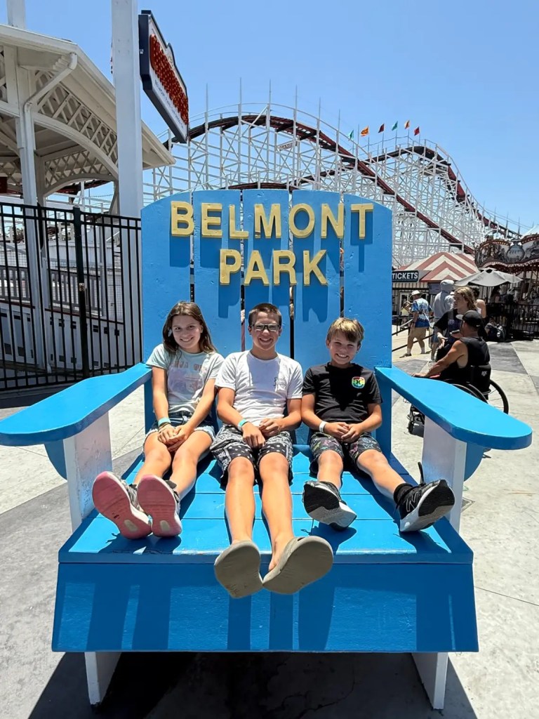 Riding the roller coaster at Belmont Park is one of the best things to do in San Diego